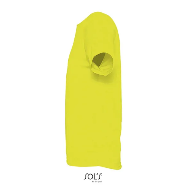 SPORTY MEN TSHIRT-140g Neon yellow