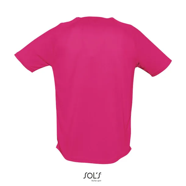 SPORTY MEN TSHIRT-140g neon pink 2