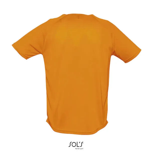 SPORTY MEN TSHIRT-140g neon orange