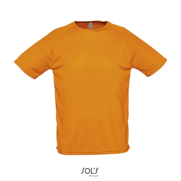 SPORTY MEN TSHIRT-140g neon orange