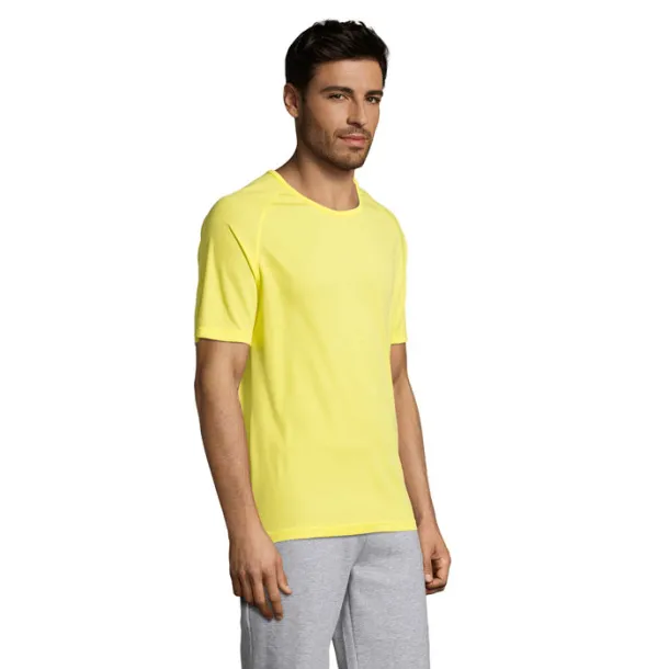 SPORTY MEN TSHIRT-140g lemon