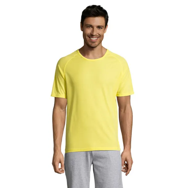 SPORTY MEN TSHIRT-140g lemon