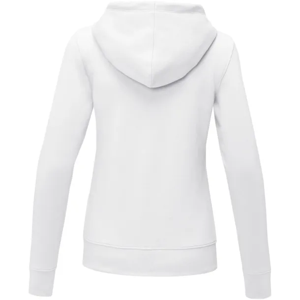 Theron women’s full zip hoodie - Elevate Essentials White