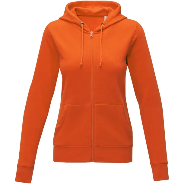 Theron women’s full zip hoodie - Elevate Essentials Orange