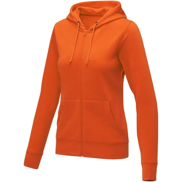 Theron women’s full zip hoodie - Elevate Essentials Orange