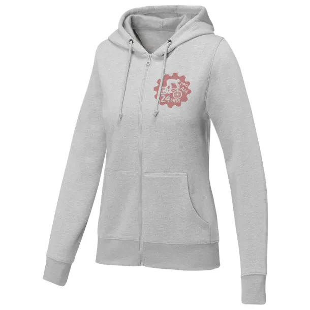 Theron women’s full zip hoodie - Elevate Essentials Heather grey