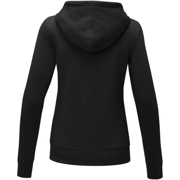 Theron women’s full zip hoodie - Elevate Essentials Solid black