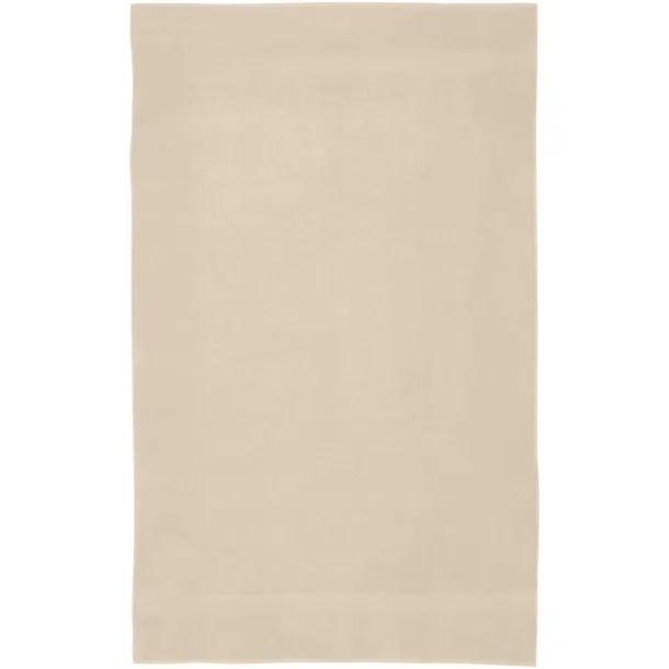 Evelyn 450 g/m² cotton bath towel 100x180 cm - Unbranded Beige