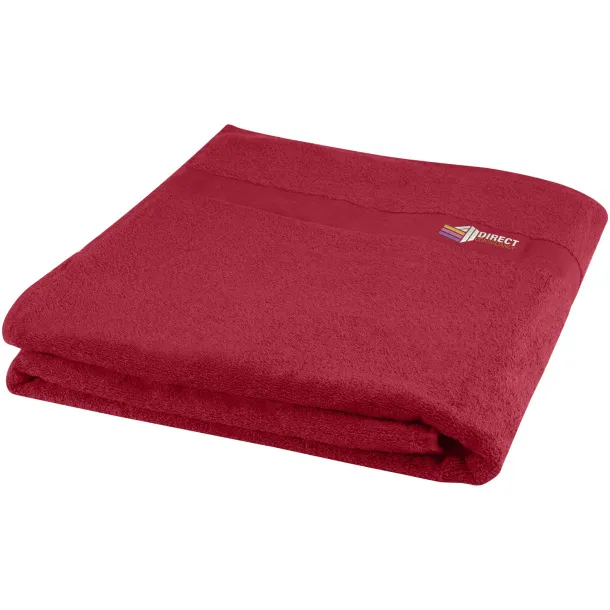 Evelyn 450 g/m² cotton bath towel 100x180 cm - Unbranded Red