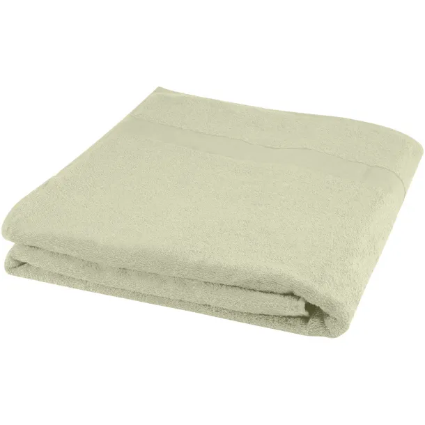 Evelyn 450 g/m² cotton bath towel 100x180 cm - Unbranded Light grey