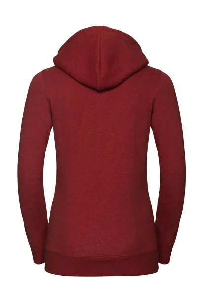  Ladies' Authentic Melange Zipped Hood Sweat - Russell 