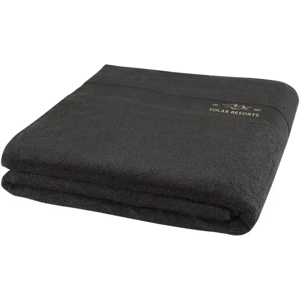 Evelyn 450 g/m² cotton bath towel 100x180 cm - Unbranded Anthracite