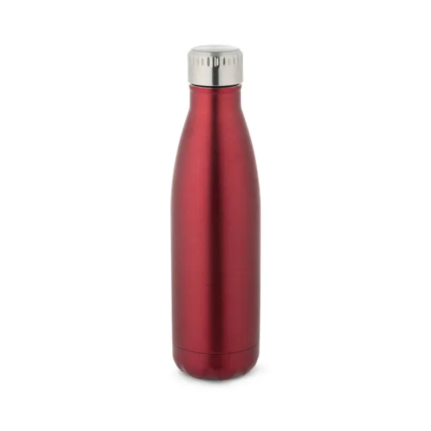 SHOW SATIN Stainless steel bottle 510 ml Red