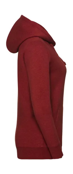  Ženski melange hoodie s patentnim zatvaračem - Russell Athletic