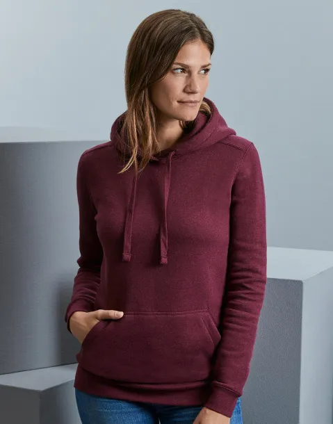  Ladies' Authentic Melange Hooded Sweat - Russell Athletic
