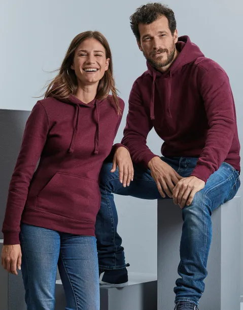 Ladies' Authentic Melange Hooded Sweat - Russell Athletic