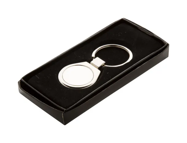 Ball keyring Silver