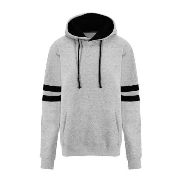  Hoodica - 330 g/m² - Just Hoods Heather Grey Crna