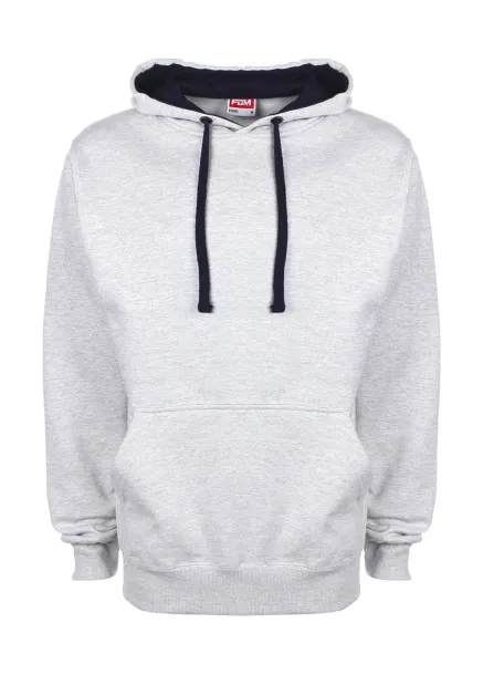  Contrast Hoodie - FDM Sport Grey Navy