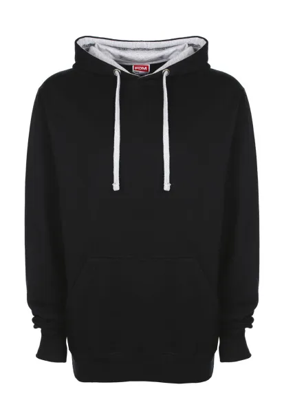  Contrast Hoodie - FDM Black Sport Grey