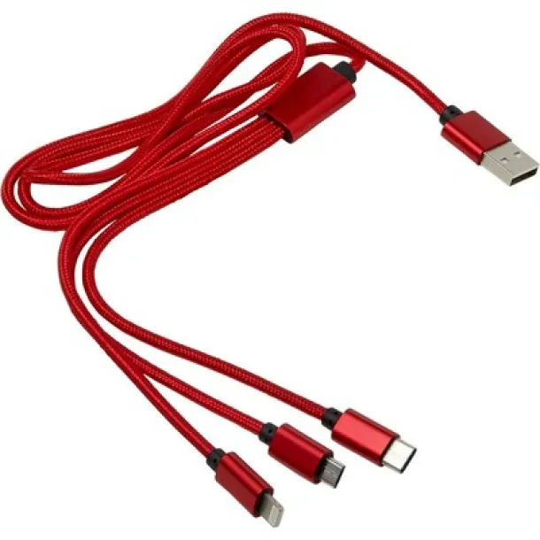  Charging cable Crvena