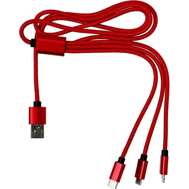  Charging cable Crvena