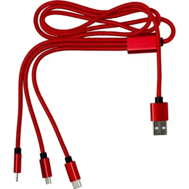  Charging cable Crvena