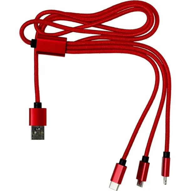  Charging cable red