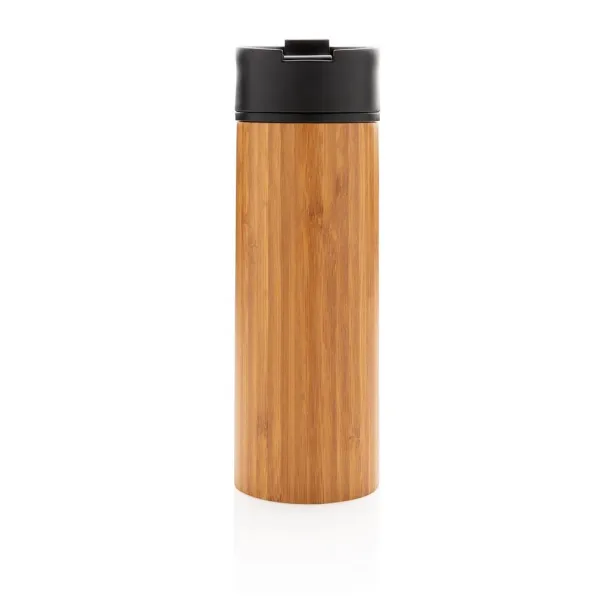  Bogota vacuum bamboo coffee mug - XD Xclusive Brown 