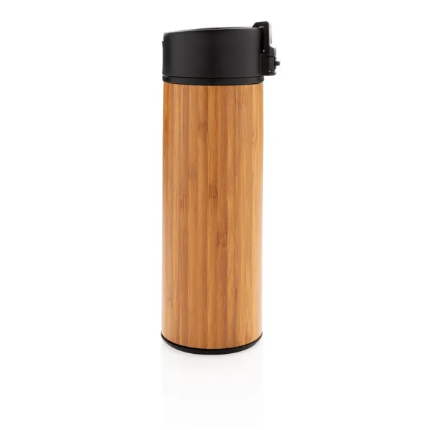  Bogota vacuum bamboo coffee mug - XD Xclusive Brown 