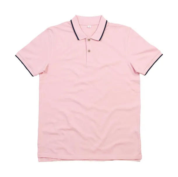  The Tipped Polo - Mantis Pink Navy