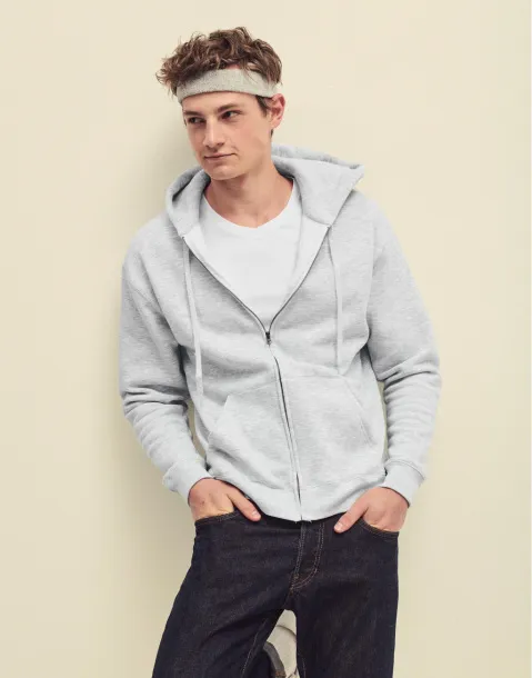  Premium Hooded Zip Sweat - Fruit of the Loom