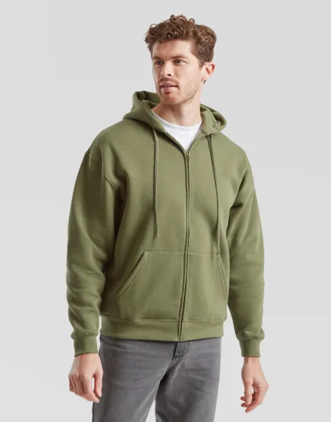  Premium Hooded Zip Sweat - Fruit of the Loom