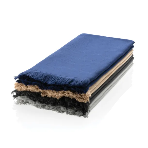  Ukiyo Keiko AWARE™ solid hammam towel 100x180cm - Ukiyo anthracite 