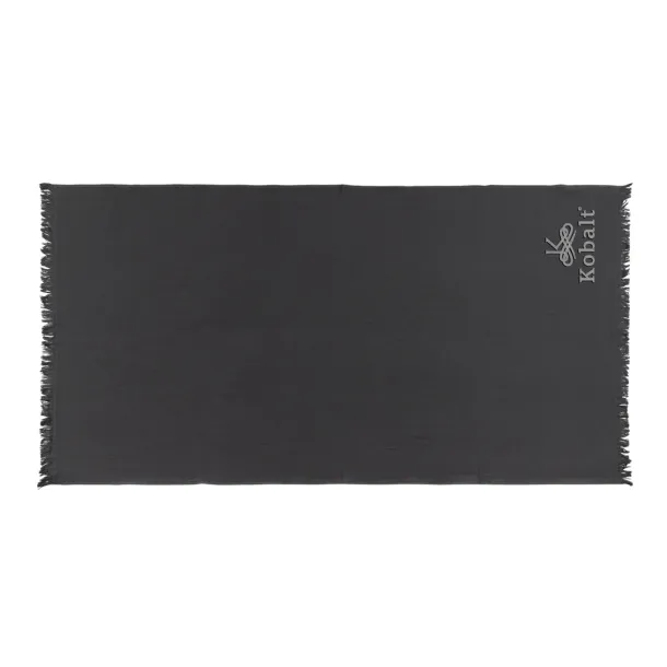  Ukiyo Keiko AWARE™ solid hammam towel 100x180cm - Ukiyo anthracite 