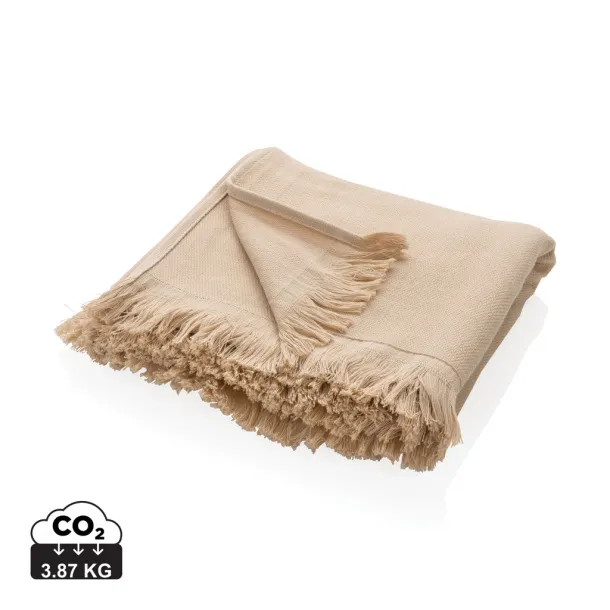  Ukiyo Keiko AWARE™ solid hammam towel 100x180cm - Ukiyo brown 