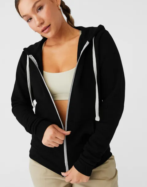  Unisex triblend hoodie s patentnim zatvaračem, 280 g/m² - Bella+Canvas