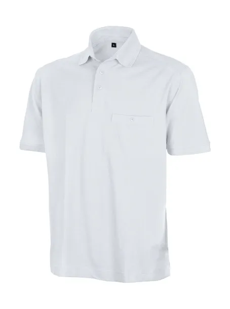 Apex polo majica, 200 g/m² - Result Work-Guard Bijela