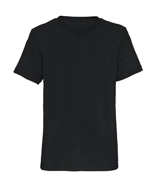  Muška kratka majica s V-izrezom, 160 g/m² - Russell  Crna