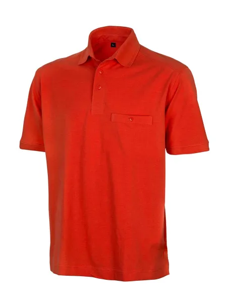  Apex polo majica, 200 g/m² - Result Work-Guard Narančasta