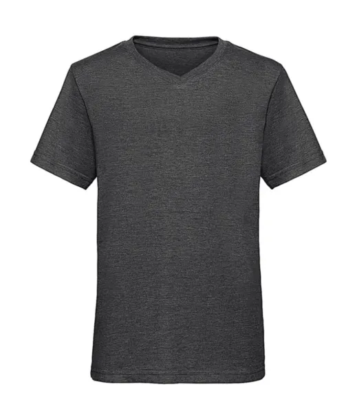  Boys V-Neck HD Tee - Russell  Grey Marl