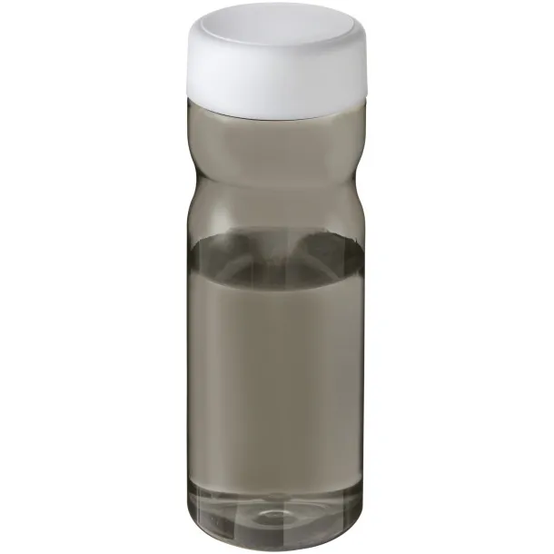 H2O Eco Base 650 ml screw cap water bottle Charcoal White