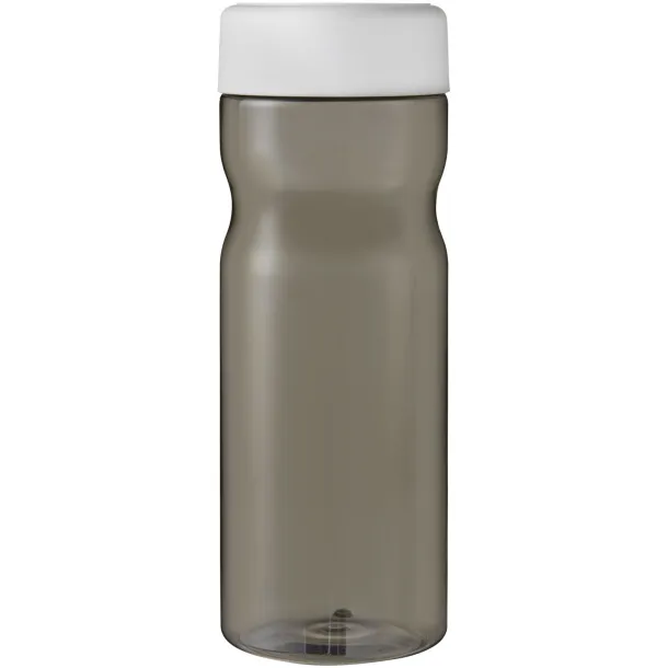 H2O Eco Base 650 ml screw cap water bottle Charcoal White