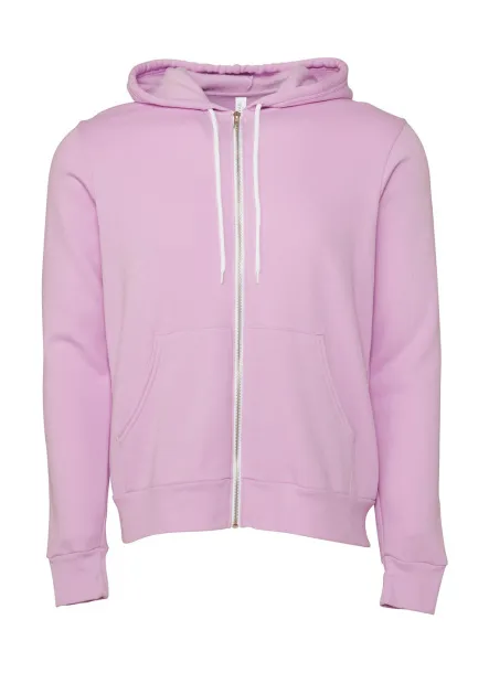  Unisex hoodie od poli pamuka s patentnim zatvaračem - Bella+Canvas Lilac