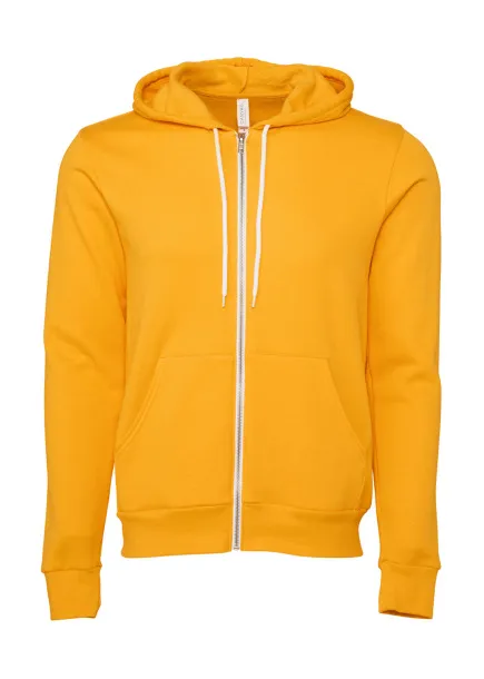  Unisex hoodie od poli pamuka s patentnim zatvaračem - Bella+Canvas Gold