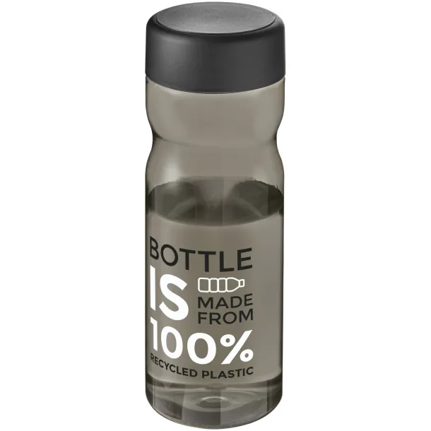 H2O Eco Base boca za vodu s navojnim čepom, 650 ml Ugljen Crna