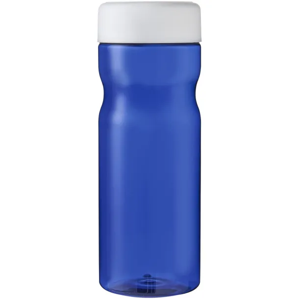 H2O Eco Base 650 ml screw cap water bottle Blue White