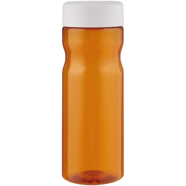 H2O Eco Base 650 ml screw cap water bottle Orange White