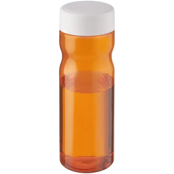 H2O Eco Base 650 ml screw cap water bottle Orange White