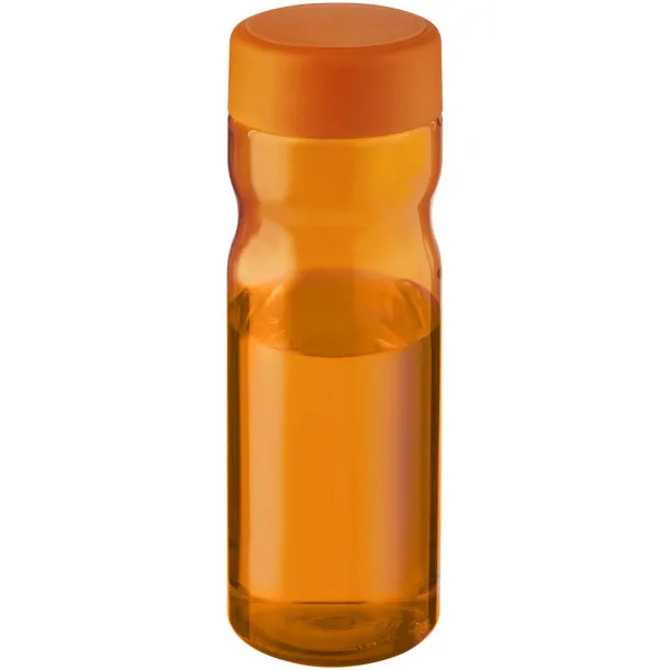 H2O Eco Base 650 ml screw cap water bottle Orange Orange